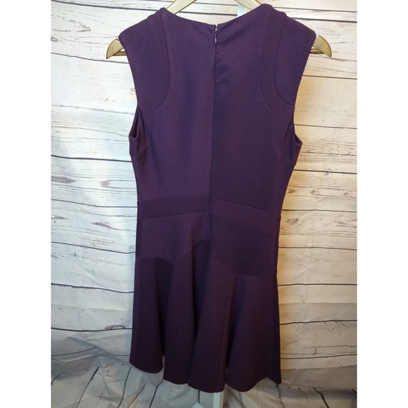 Diane Von Furstenberg Textured Panel A-line Dress - Picture 7 of 13